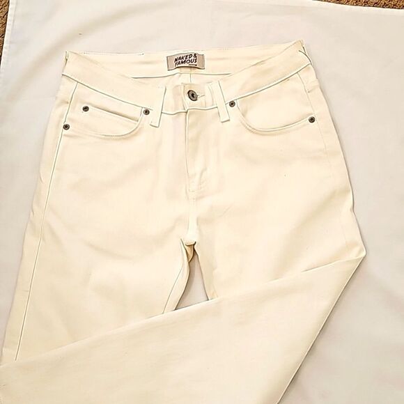 Naked and Famous Ivory Power Stretch  Mens size 32 - Picture 1 of 10